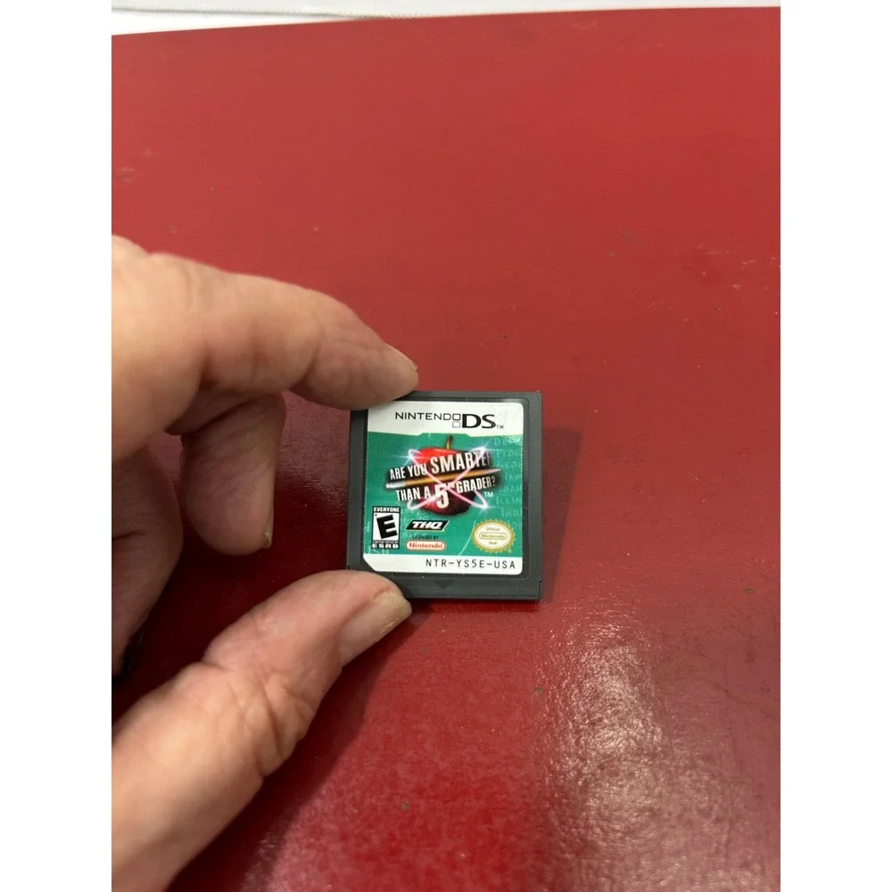 Nintendo DS Are You Smarter Than a 5th Grader Game Cartridge Trivia Educational